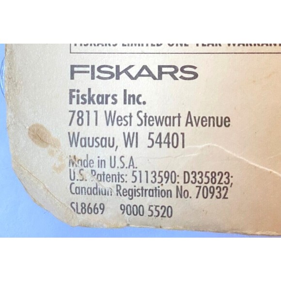 Fiskars Vintage Protractor New In Package Transparent Swing Bar 95400 - Picture 6 of 9